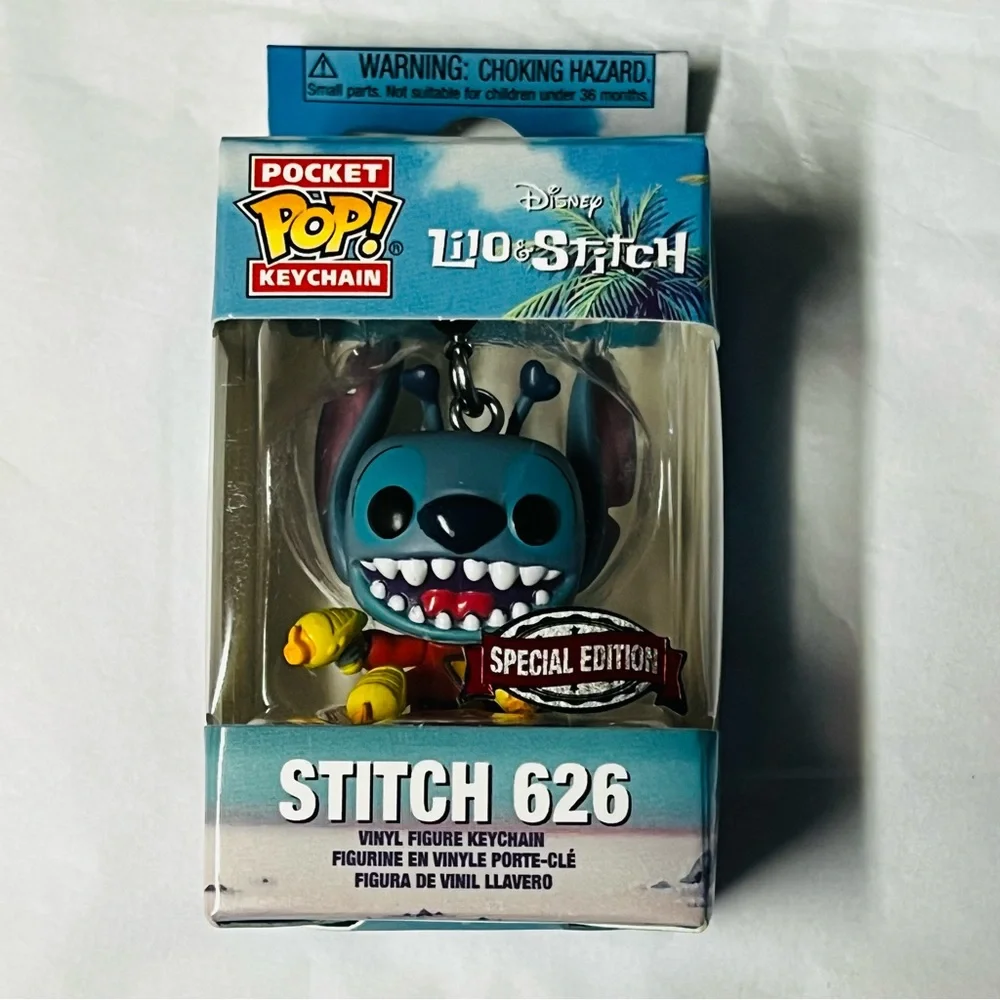Funko Pop Stitch 626 Disney Stitch Pocket Pop Keychain Special Edition